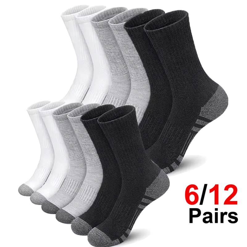 Cotton Crew Sock Pack - Paquete de 6 Pares de Calcetines