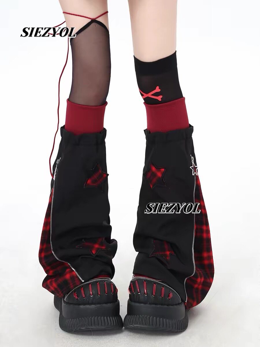 Boot Sock Slouchy - Calentadores de Piernas a Cuadros Originales