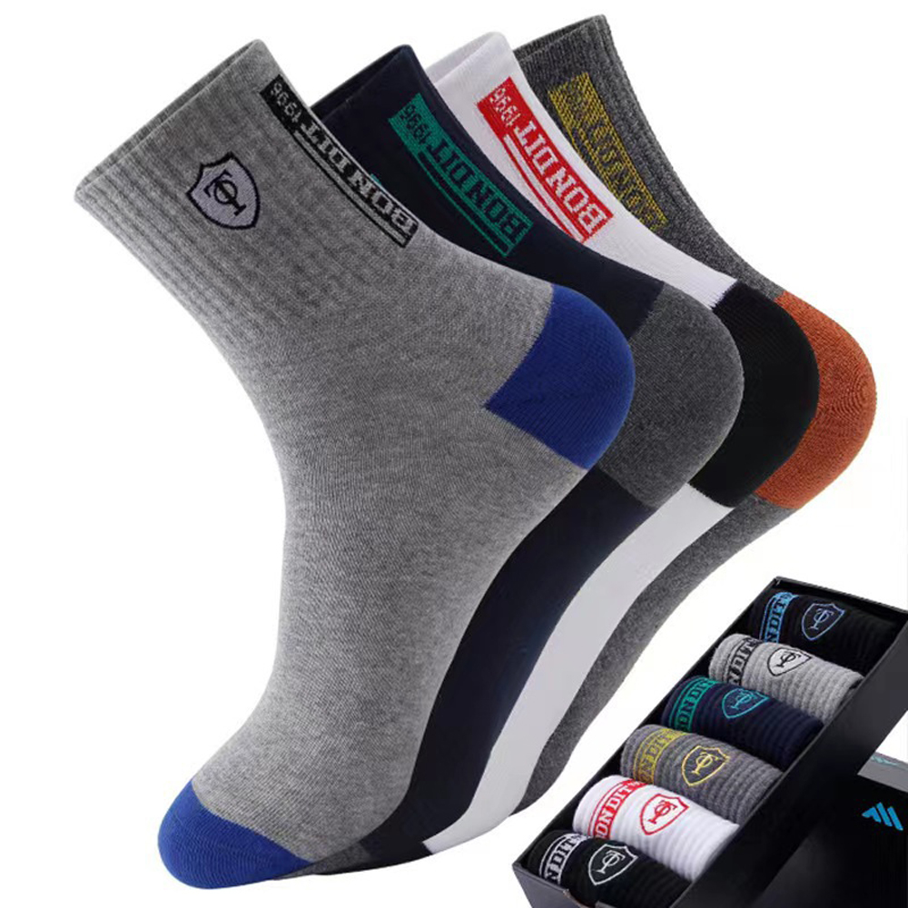 Cotton Crew Sock Pack - Paquete de 5/10 Calcetines Térmicos Premium