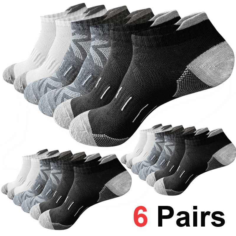 Athletic Sock Cushion - 6/12 Pares de Calcetines Deportivos para