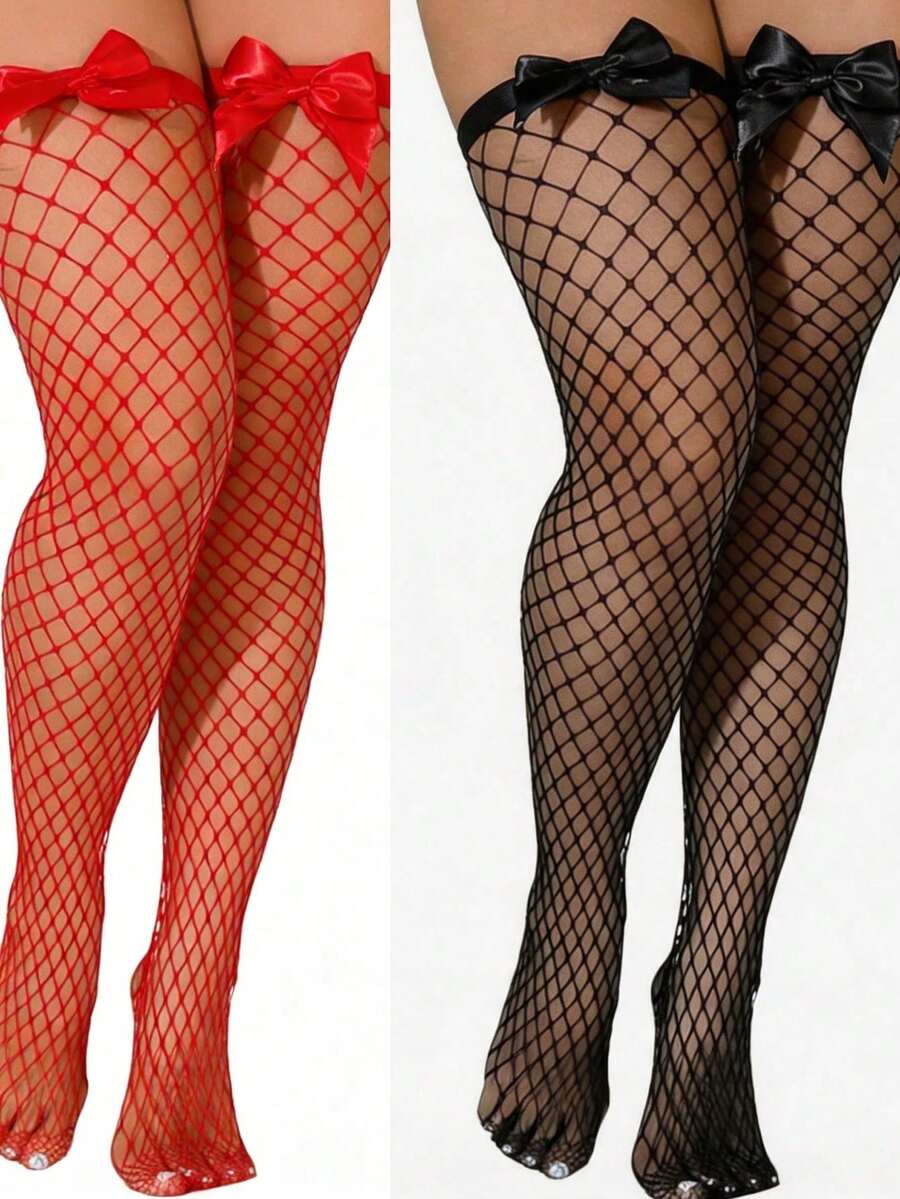 Fishnet Stocking Women - Medias de rejilla hasta el muslo