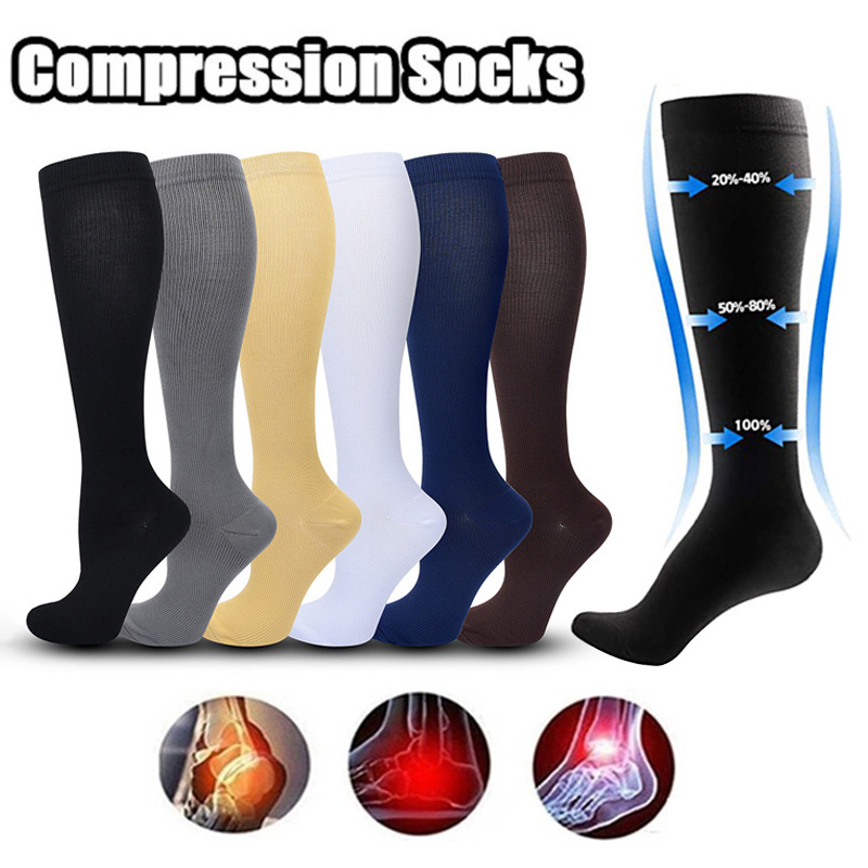 Compression Sleeve Calf - 1 Par de Calcetines de Compresión