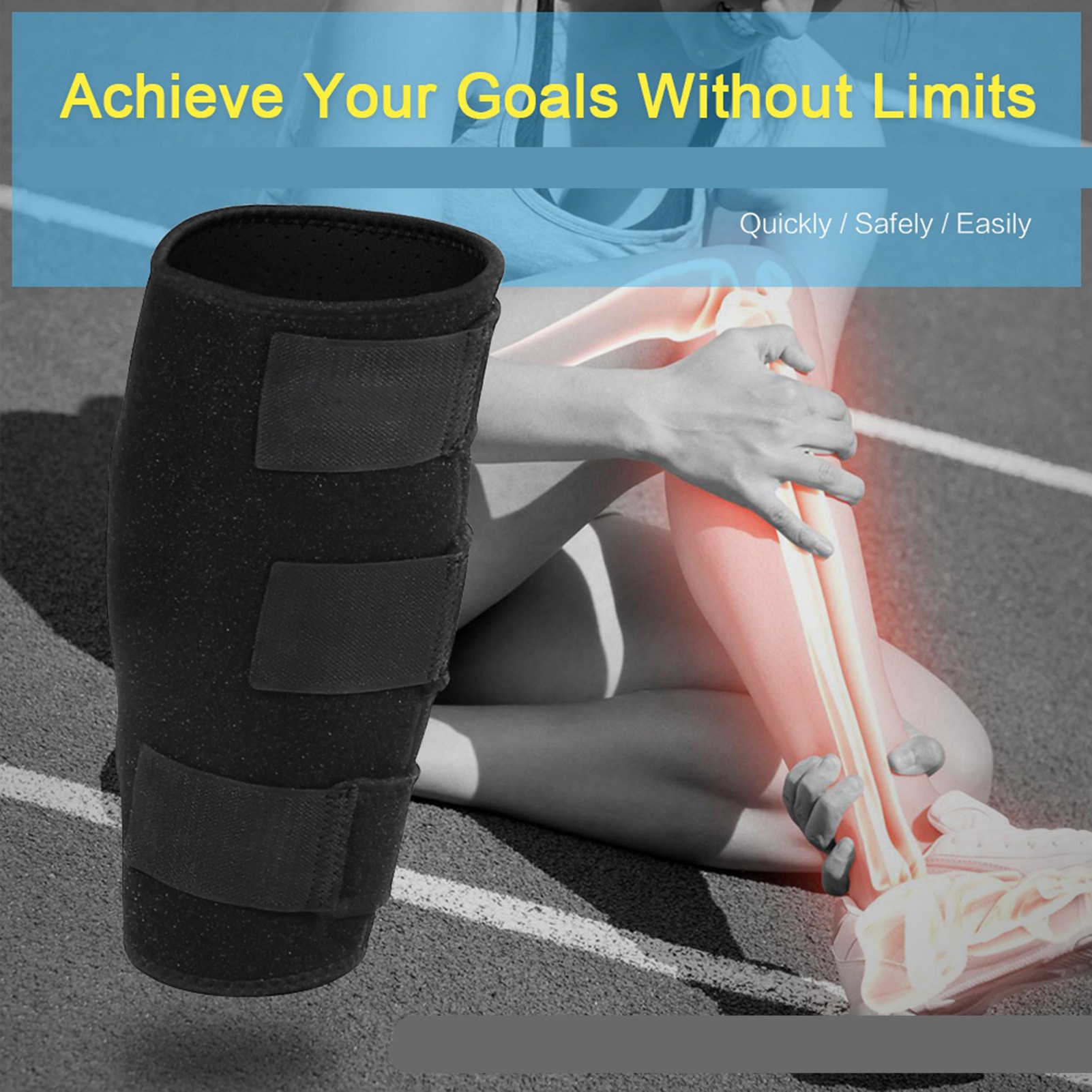 Soporte ajustable para pantorr - Compression Sleeve Calf reseña y precio