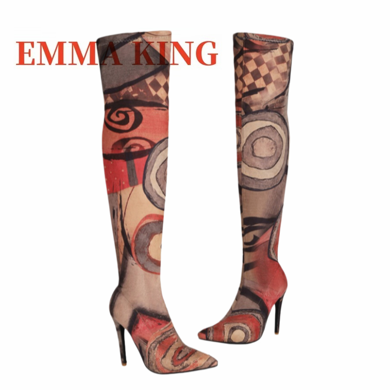 Botas altas hasta el muslo con - No Show Sock Women reseña y precio