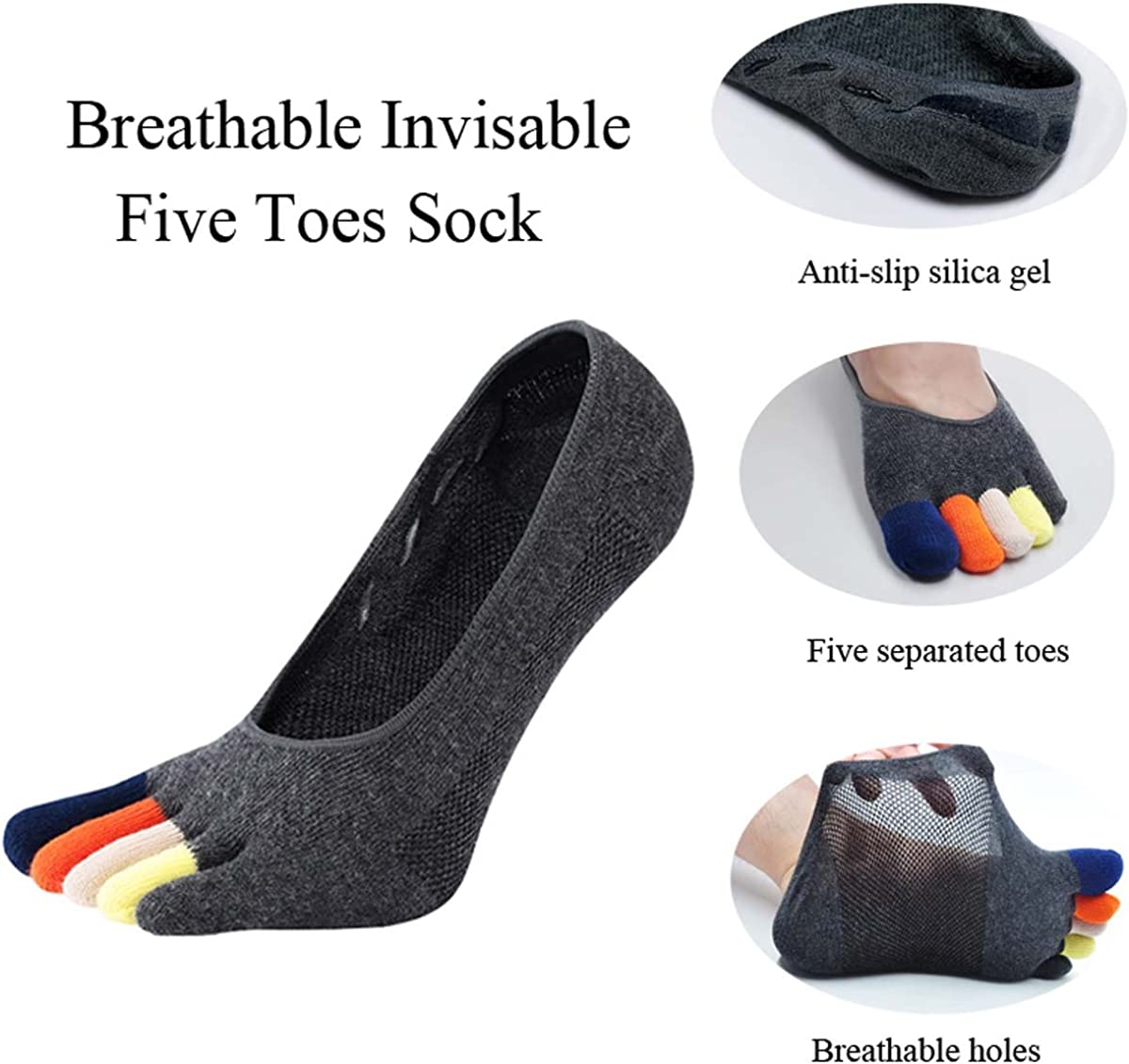 5 Pares de Calcetines Invisibl - Invisibility Sock Loafer reseña y precio