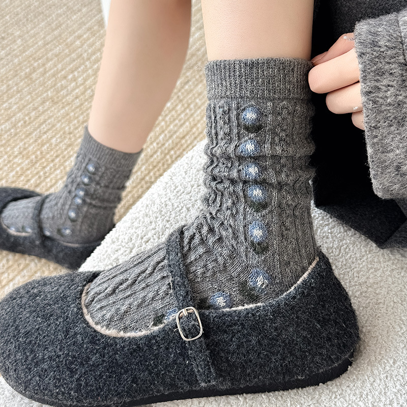 Calcetines coreanos de lana Fl - Boot Sock Slouchy reseña y precio