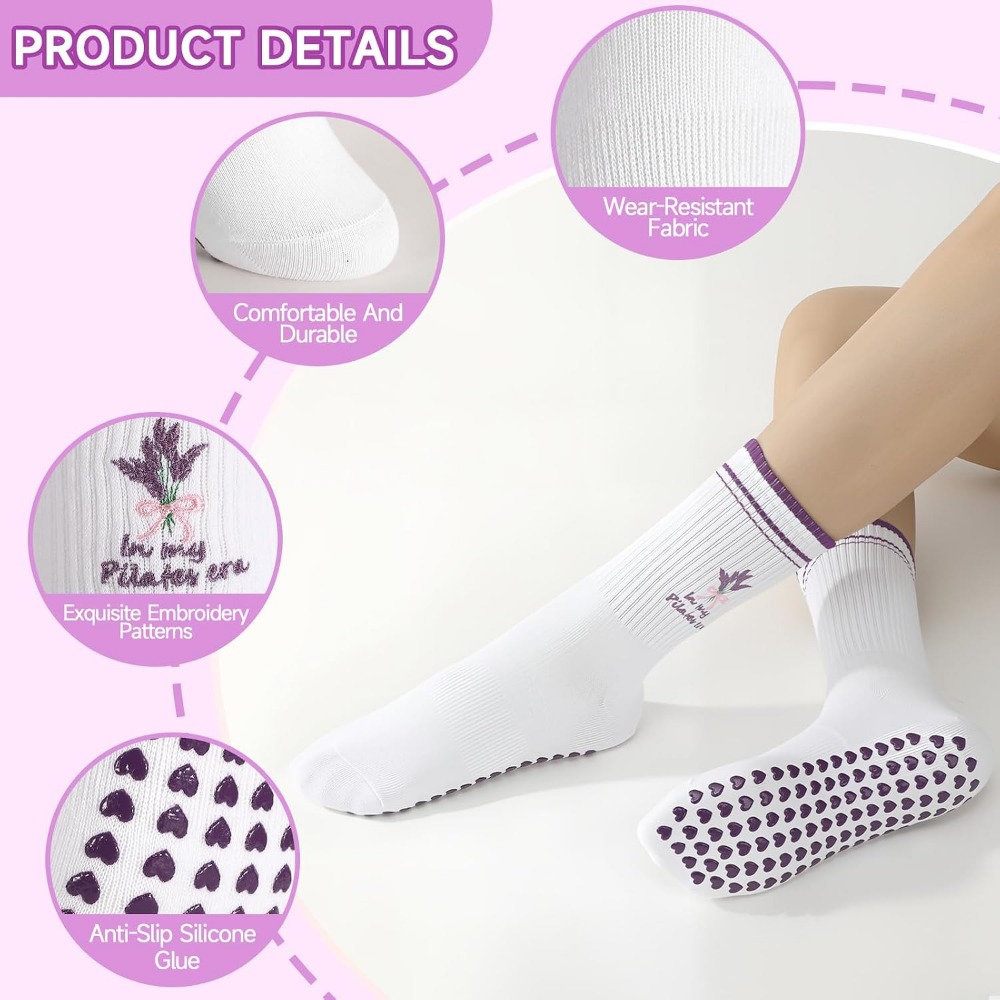 Calcetines de Yoga con Volante - Grip Sock Yoga reseña y precio